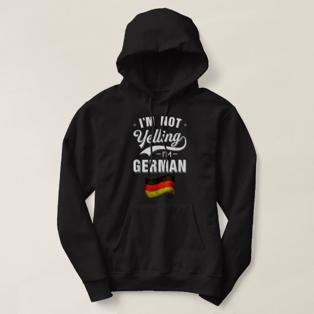 Veste À Capuche Drapeau berger allemand Amoureux des chiens patrio (Design devant)