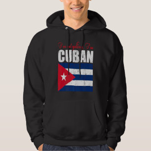 Veste À Capuche Drapeau Cubain De Je Ne Crie Pas Je Suis Cubain C