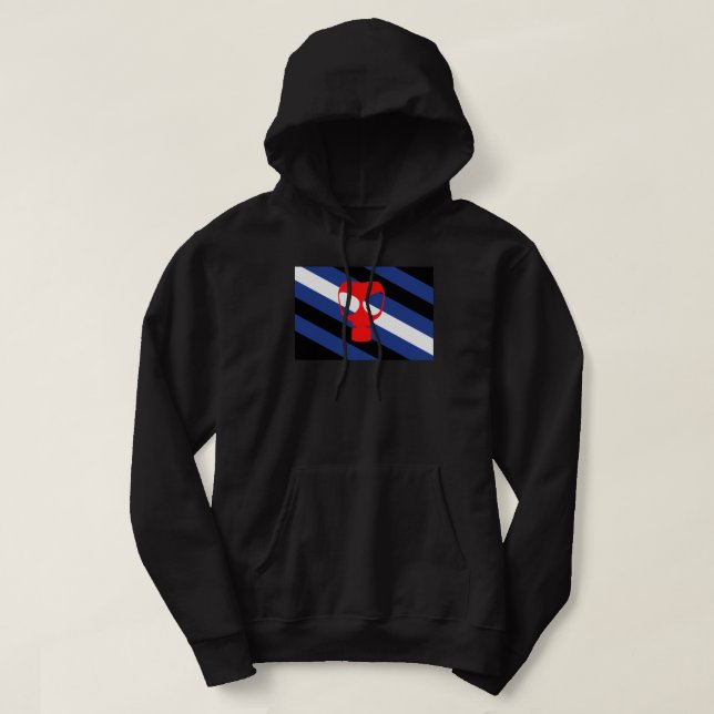 Veste À Capuche Drapeau de fierté de masque (Design devant)