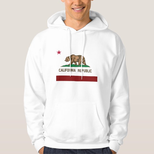 Veste À Capuche Drapeau de la Californie (Devant)