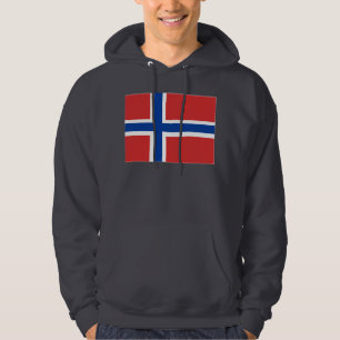 Veste À Capuche Drapeau de la Norvège