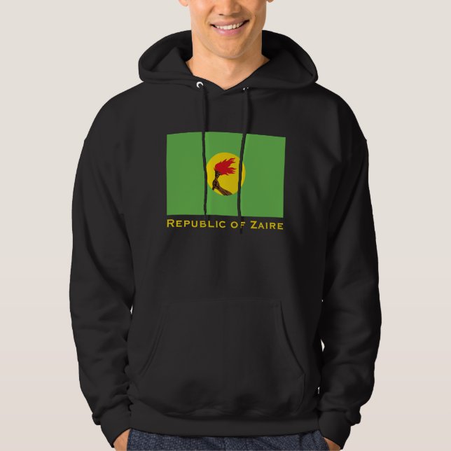 Veste À Capuche Drapeau de la République du Zaïre (Devant)