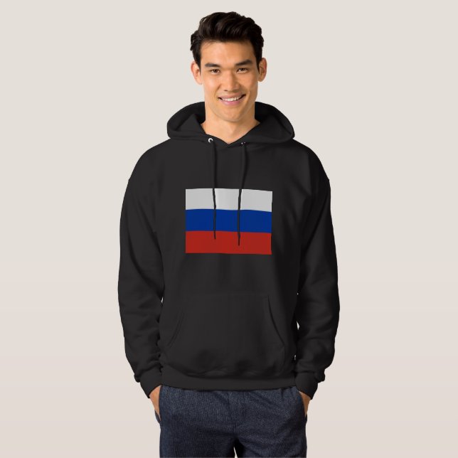 Veste À Capuche Drapeau de la Russie (Devant entier)