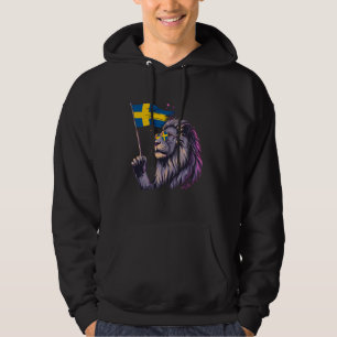 Veste À Capuche Drapeau de la Suède Lion Sverige Fierté suédoise R