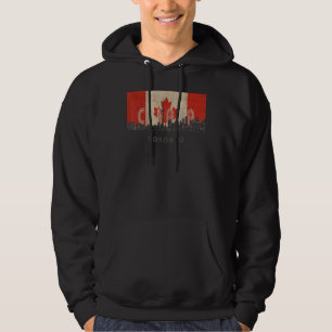 Veste À Capuche drapeau de la ville de souvenir de toronto canada