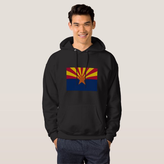 VESTE À CAPUCHE DRAPEAU DE L'ARIZONA (Devant entier)
