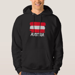 Veste À Capuche Drapeau de l'Autriche cool