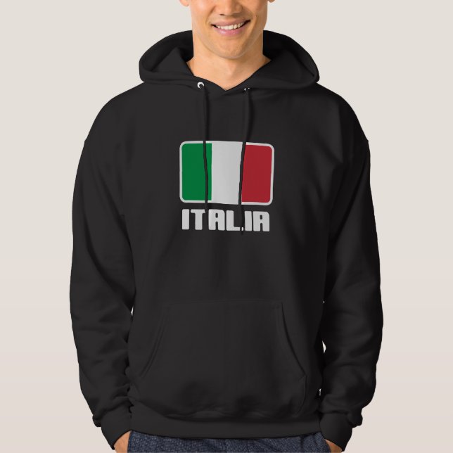 Veste À Capuche Drapeau de l'Italie (Devant)