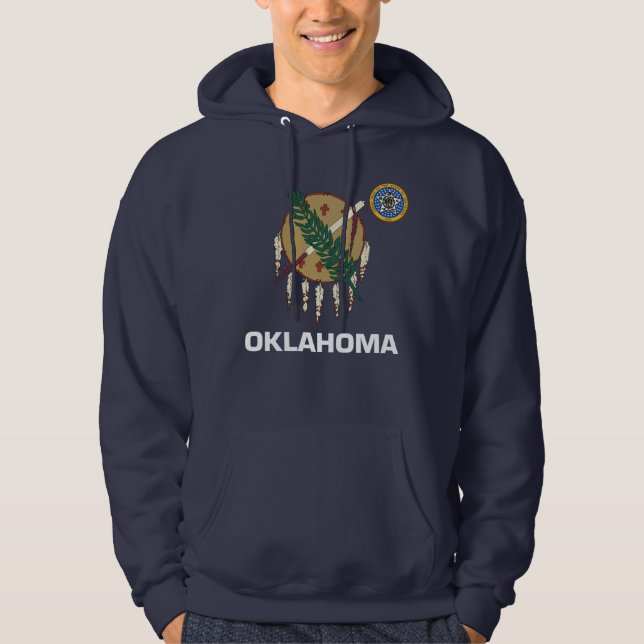 Veste À Capuche Drapeau de l'Oklahoma (Devant)