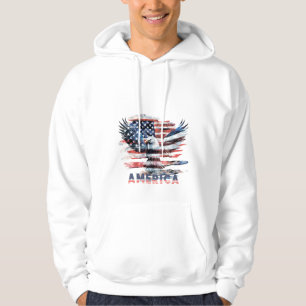 Veste À Capuche Drapeau des États-Unis. Amérique