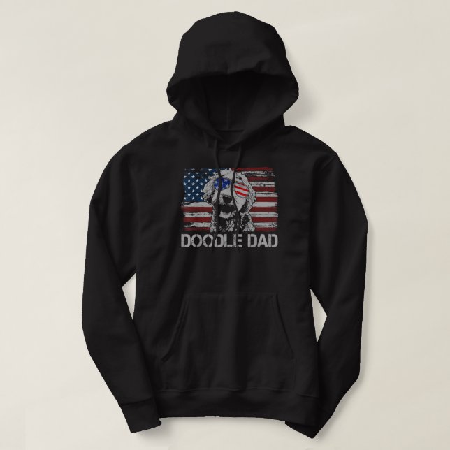 Veste À Capuche Drapeau Drapeau Drapeau Américain Drapeau Drapeau  (Design devant)