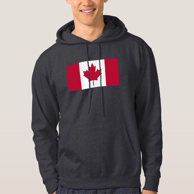 Veste À Capuche Drapeau du Canada (Devant)