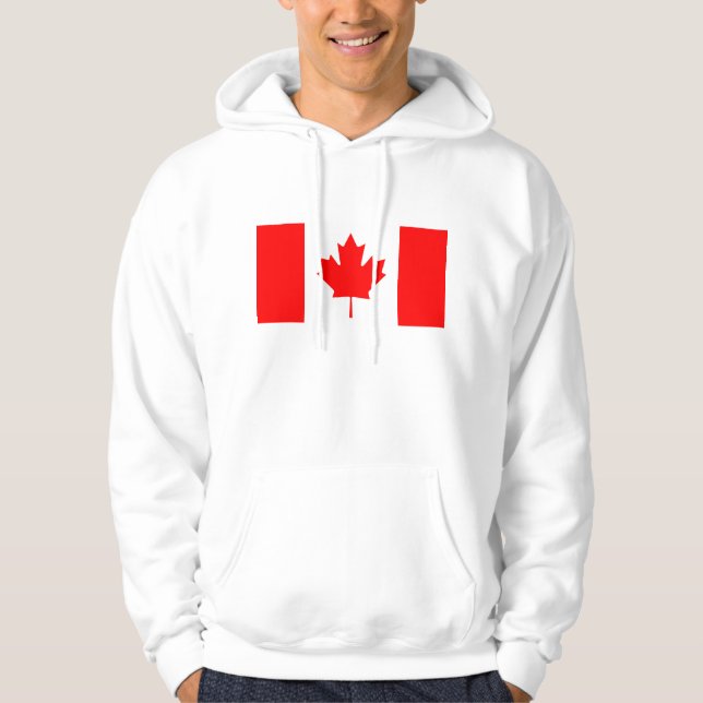 Veste À Capuche Drapeau du Canada (Devant)