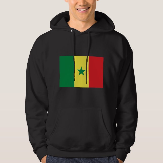 Veste À Capuche Drapeau du Sénégal (Devant)