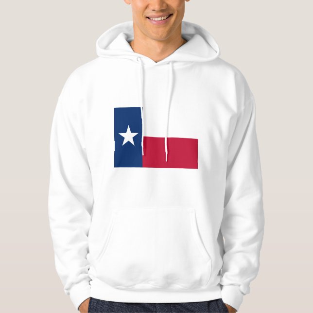 Veste À Capuche Drapeau du Texas (Devant)