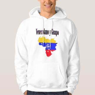 Veste À Capuche Drapeau du Venezuela avec le texte Venezolano y gu