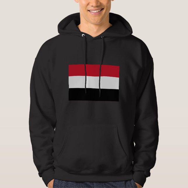 Veste À Capuche Drapeau du Yémen (Devant)