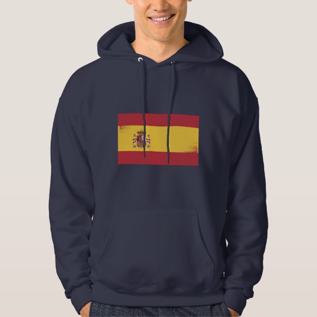 Veste À Capuche Drapeau Espagne (Devant)