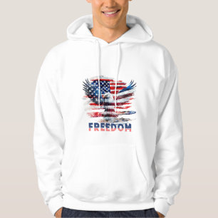 Veste À Capuche Drapeau et aigle des Etats-Unis.Liberté.