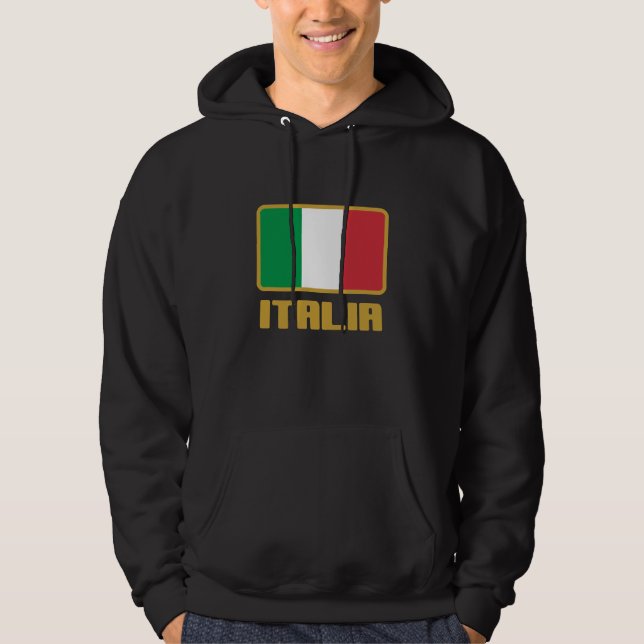 Veste À Capuche Drapeau Italia (Devant)