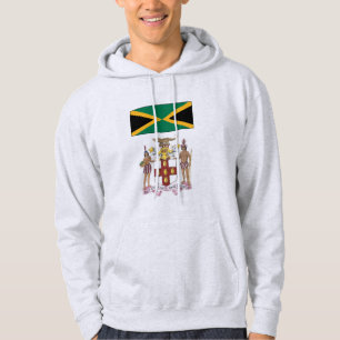 Veste À Capuche Drapeau Jamaïcain & Fierté des Symboles Culturels 