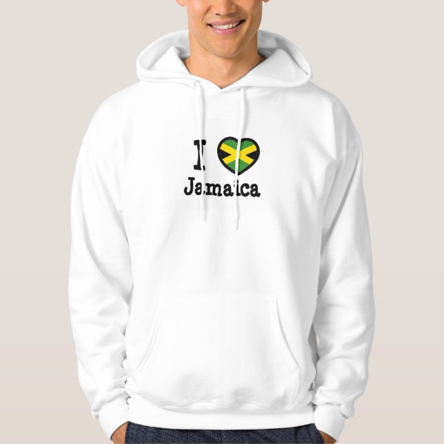 Veste À Capuche Drapeau Jamaïque (Devant)