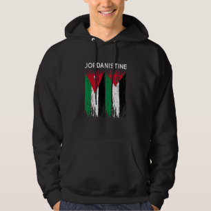 Veste À Capuche Drapeau Jordanien Et Palestinien Jordanie Et Pales