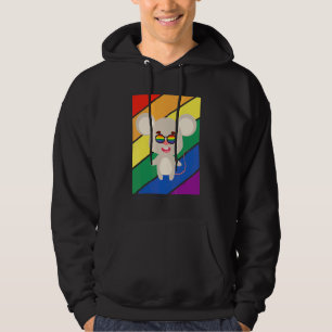 Veste À Capuche Drapeau Lgbtq Mois De La Fierté Gay Souris Arc-En-