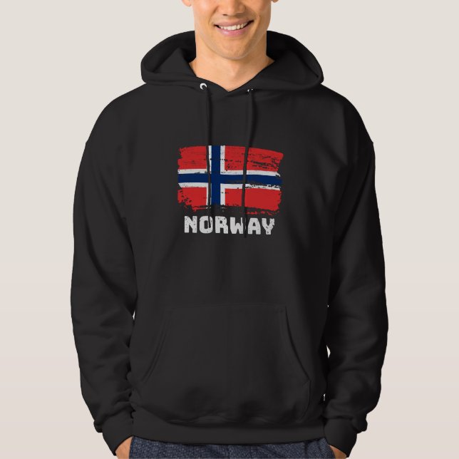 Veste À Capuche Drapeau norvégien (Devant)