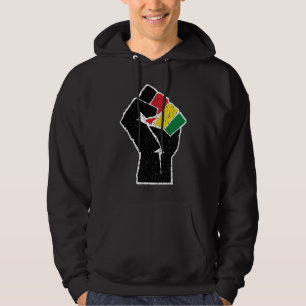 Veste À Capuche Drapeau panafricain Poing, Histoire noire afro-amé