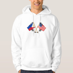 Veste À Capuche Drapeau philippin américain Patrimoine philippin V