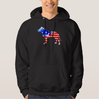 Veste À Capuche Drapeau Pitbull 4 juillet américain