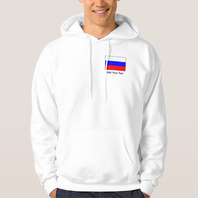 Veste À Capuche Drapeau russe (Devant)