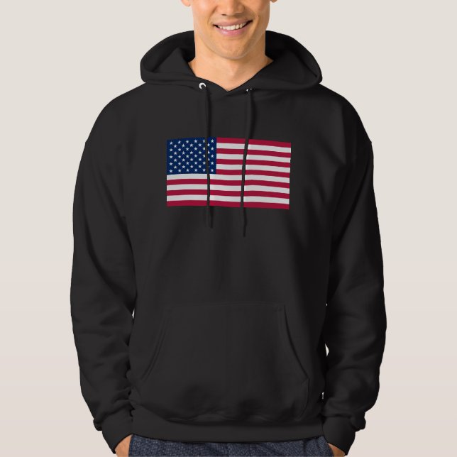 Veste À Capuche drapeau usa (Devant)