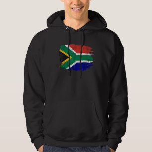 Veste À Capuche Drapeau vintage d'Afrique du Sud pour Sud-Africain