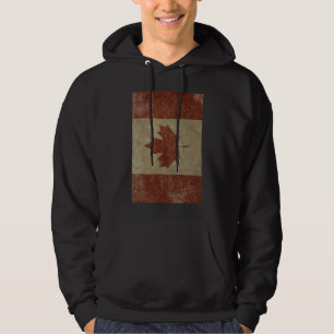 Veste À Capuche Drapeau vintage du Canada