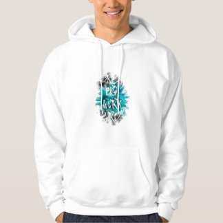 Veste À Capuche Dream Big, Work Hard: Teal Explosion T-Shirt