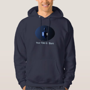 Veste À Capuche Dreidel bleu brillant