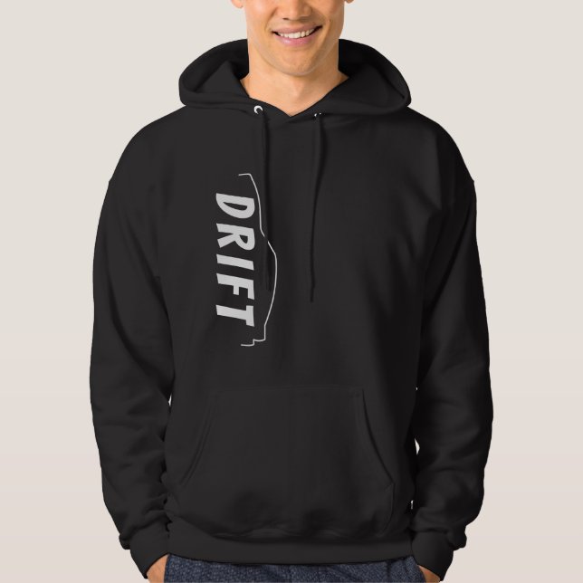 Veste À Capuche drift vertical text (Devant)