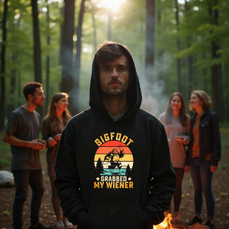 Veste À Capuche Drôle Bigfoot A Saisi Mon Weiner Hommes