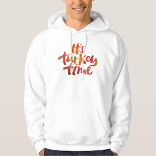 Veste À Capuche Drôle, c'est l'heure de Turquie Thanksgiving Dîner