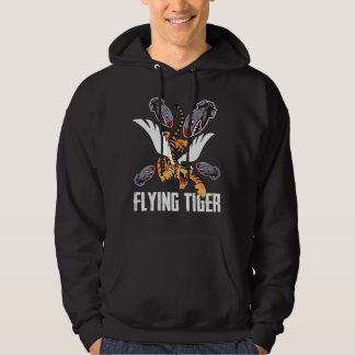 Veste À Capuche Drôle Cool Tigre Volant Novelty Graphic. Parfait d