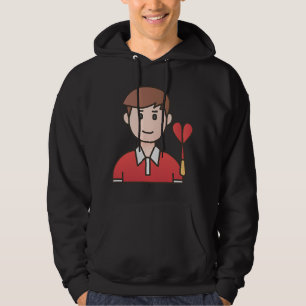 Veste À Capuche Drôle de fléchettes pour les joueurs de fléchettes