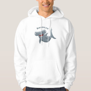 Veste À Capuche Drôle mignon requin marteau dessin animé