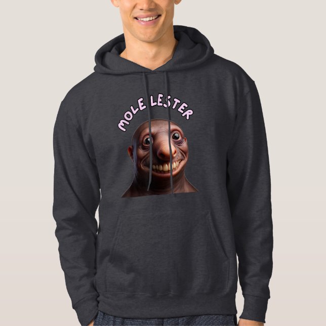 Veste À Capuche Drôle Silly MoleTee Inapproprié Funny Embarrass (Devant)