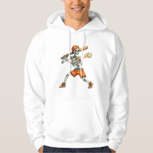 Veste À Capuche Drôle Skeleton batte Baseball Halloween T-shirt