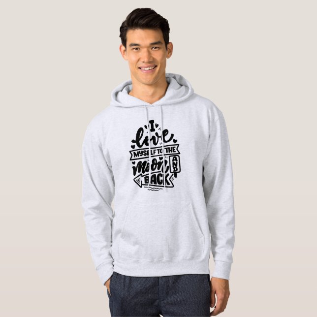 Veste À Capuche Drôle Sweatshirt inspirationnel à capuchon (Devant entier)