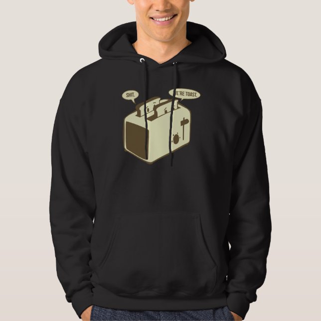 Veste À Capuche Drôle Toast Cartoon - Nous sommes Toast (Devant)