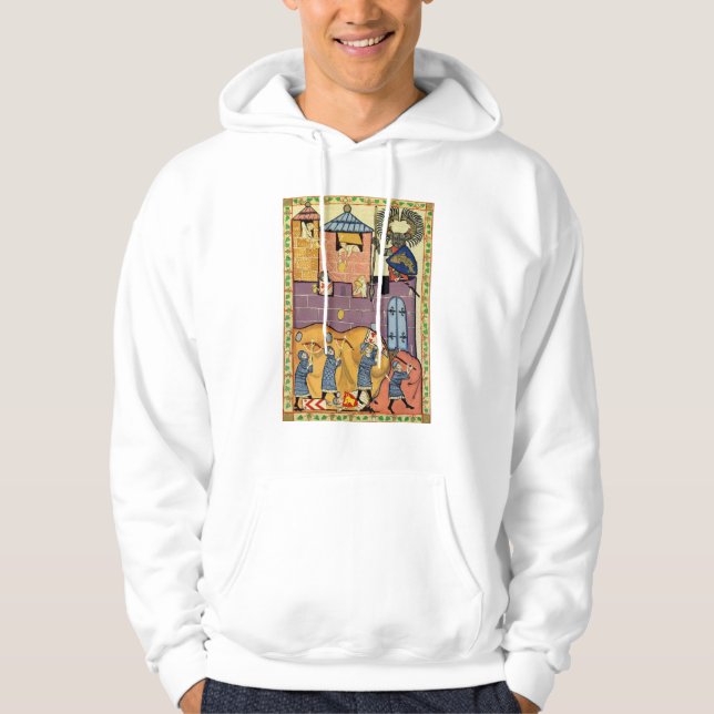 Veste À Capuche Dropping Rocks, Manesse de Codex du XIVe siècle (Devant)