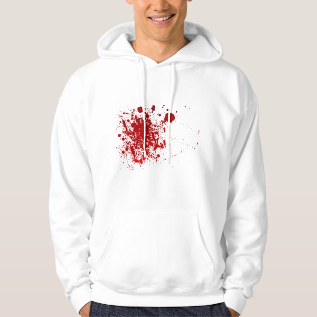 Veste À Capuche Éclaboussure de sang (Devant)